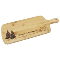 Wooden Christmas Serving Board 36cm image