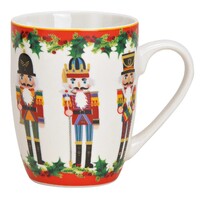 12cm Christmas Nutcracker Porcelain Mug image