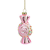 10cm Glass Candy Hanging Decoration- Assorted Designs image