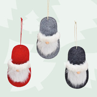 16cm Gnome Slipper Hanging Decoration- Assorted Colours image