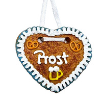 6cm Prost Heart Cookie Hanging Decoration image