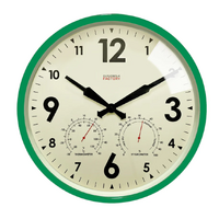 30cm Factory Collection Green Outdoor Silent Wall Clock By CLOUDNOLA image