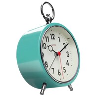 15cm Factory Collection Turquoise Silent Analogue Alarm Clock By CLOUDNOLA image