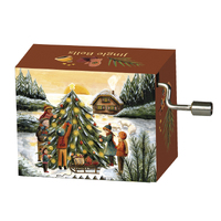 Christmas Hand Crank Music Box - Decorating The Tree Together (Jingle Bells) image