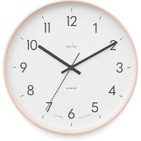 30cm Aster Pink Grapefruit Silent Wall Clock By ACCTIM image