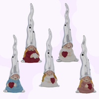 13cm Gnome Holding Heart Room Freshener - Assorted Colours image