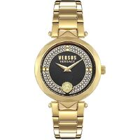 36mm Covent Garden Yellow Gold Womens Watch With Black Dial By VERSACE image