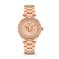 36mm Sertie Crystal Rose Gold Womens Watch By VERSACE image