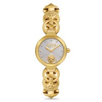 26mm Broadwood Petite Yellow Gold Womens Watch With Silver Dial By VERSACE image