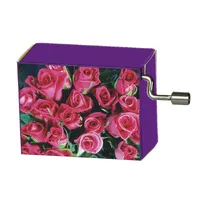 Modern Designs Hand Crank Music Box- Bouquet Of Roses (Beethoven- Fur Elise) image