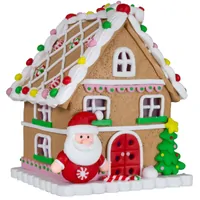 14cm Gingerbread LED Christmas House image