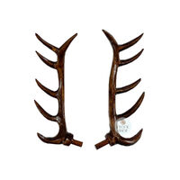 85mm Cuckoo Clock Antlers To Suit HÖNES Clock (Wooden Plain) image