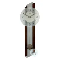 62cm Two Tone Pendulum Wall Clock With Round Dial By AMS image