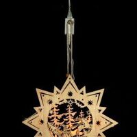 Lantern Hanging Christmas Star Winter Magic image