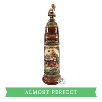 12 Litre Collectors Edition German Beer Stein By KING (Small Crack) image