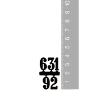 15mm Black Arabic Numerals (3/6/9/12) image