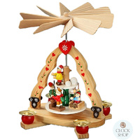 20cm Love Hearts Christmas Pyramid image
