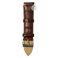 22mm Brown Croco Leather Band By CLASSIQUE image