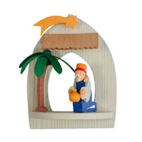 8cm Nativity Scene With Melchior By Graupner image