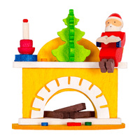 6cm Fireplace & Santa By Graupner image