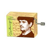 Classical Composers Hand Crank Music Box (Debussy- Clair De Lune) image