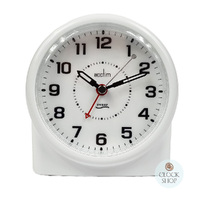 12cm Central White Smartlite Silent Analogue Alarm Clock By ACCTIM image