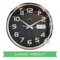 32cm Supervisor Black Dial With Date Wall Clock By ACCTIM (Small Blemish) image