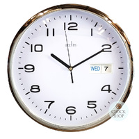 32cm Supervisor White Dial With Date Wall Clock By ACCTIM (Small Blemish) image