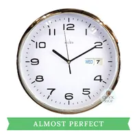 32cm Supervisor White Dial With Date Wall Clock By ACCTIM (Small Blemishes) image