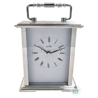 14.5cm Gainsborough Silver Battery Carriage Clock With Alarm By ACCTIM (Small Mark) image