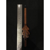 Cuckoo Clock Mechanical Pendulum Large Oak Leaf Rod Length 220mm image