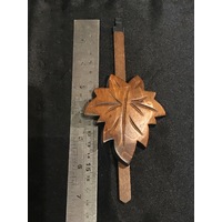 Cuckoo Clock Mechanical Pendulum Large Maple Leaf Rod Length 210mm image