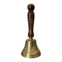 Brass Table Bell With Wooden Handle (Small Imperfection) image