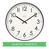 50cm Ashridge Dark Grey Wall Clock By ACCTIM (Small Scratches) image