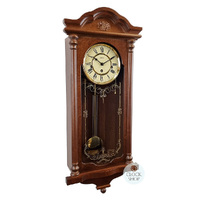 68cm Walnut 8 Day Mechanical Chiming Wall Clock By HERMLE image