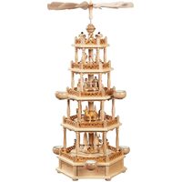 74cm Five Tier Nativity Christmas Pyramid By Richard Glässer image