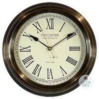 30cm Redbourne Antique Gold Wall Clock By ACCTIM image