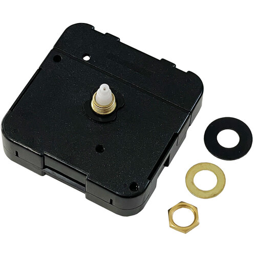 Press Fit Step Clock Movement | 10mm Shaft | Threaded | Fits 3.1mm & 5.0mm Hand Holes