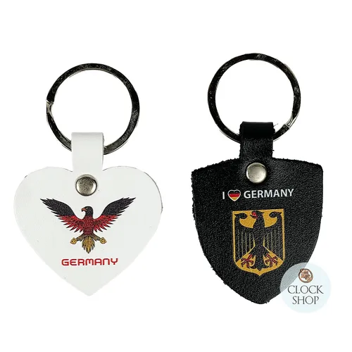 5cm Germany Leather Keyring- Assorted Designs