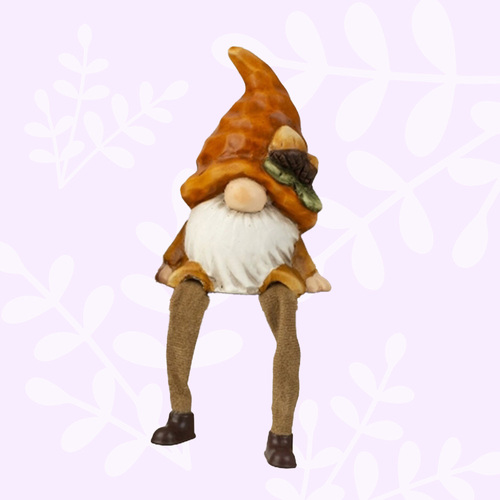 20cm Garden Gnome With Acorn Hat