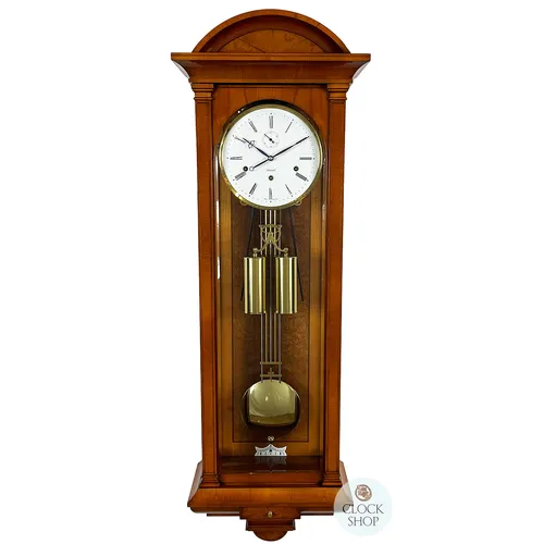 115cm Cherry Mechanical Chiming Wall Clock By KIENINGER