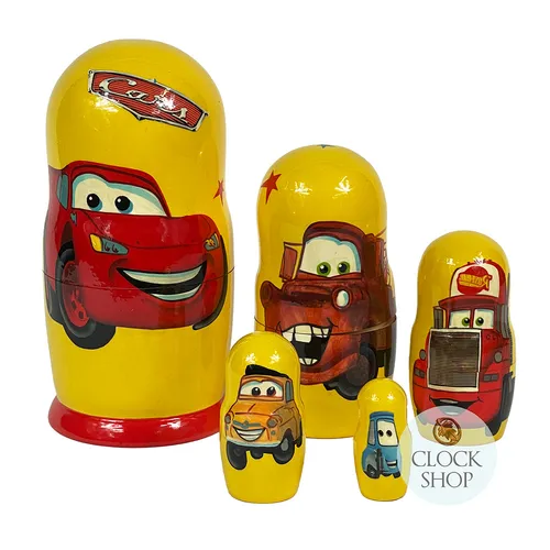 Cars Russian Dolls- 17cm (Set Of 5)