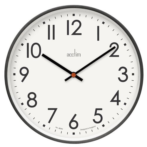 50cm Ashridge Dark Grey Wall Clock By ACCTIM (Small Scratches)