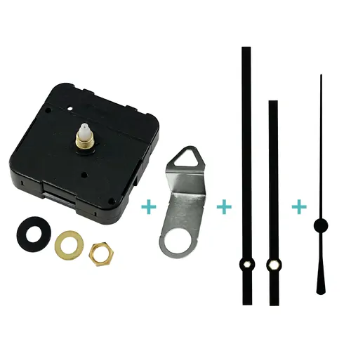 Customisable Press Fit Step Clock Movement Kit | Fits 3.1mm & 5.0mm Hand Holes